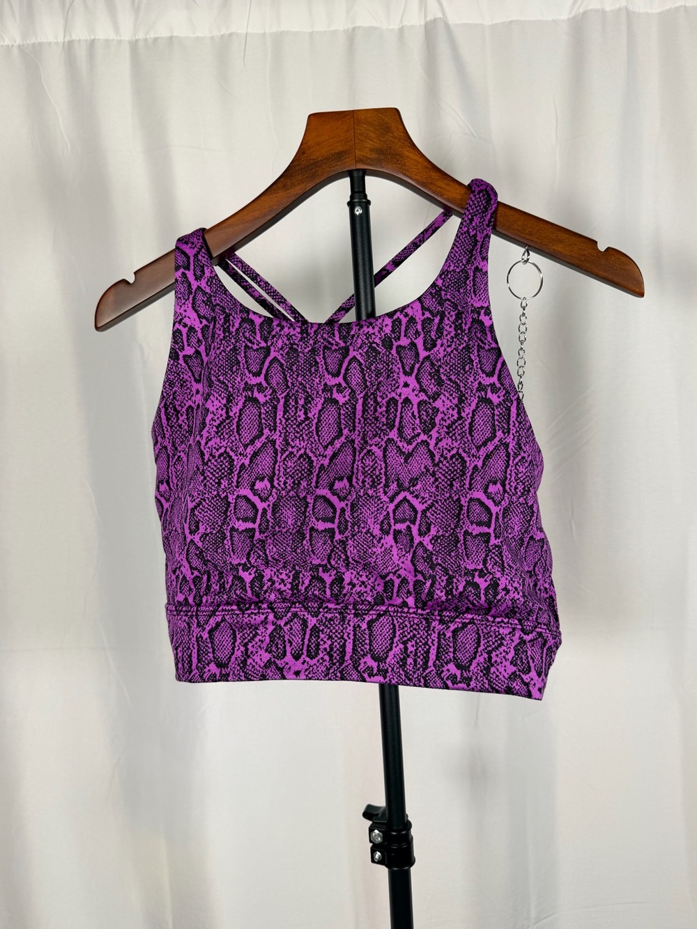 BuffBunny Purple Reptilia Sports Bra